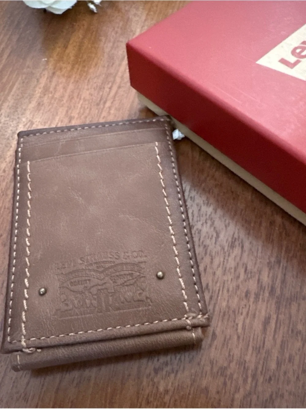 Levi's Brown Card & Pocket Holder